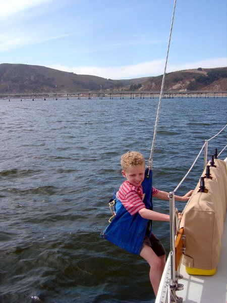 Caleb gives it a try.